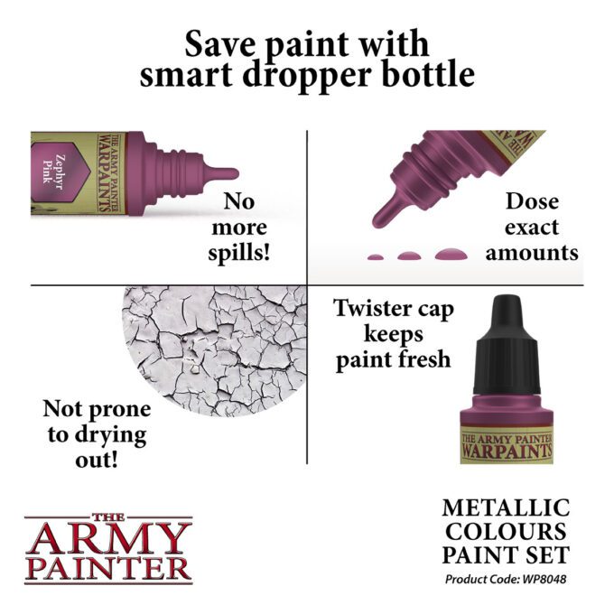 Warpaints Metallics: Metallic Colours Paint Set - Image 5
