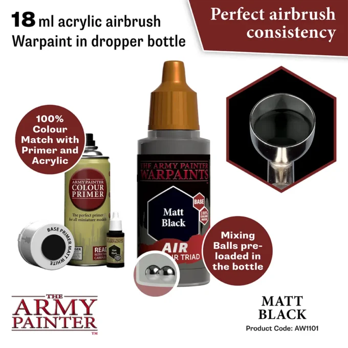 Warpaint Air: Matt Black - Image 2