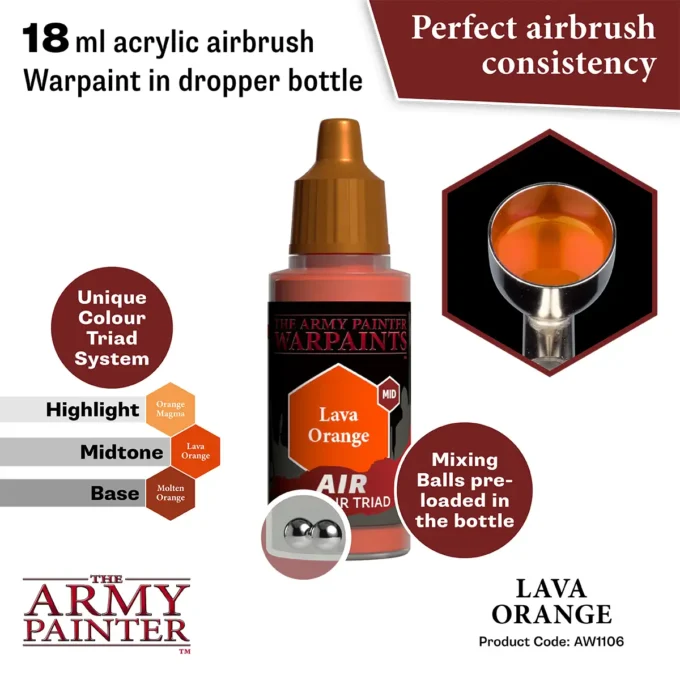Warpaint Air: Lava Orange - Image 2