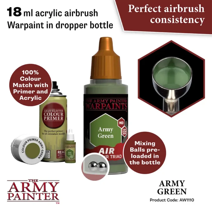 Warpaint Air: Army Green - Image 2
