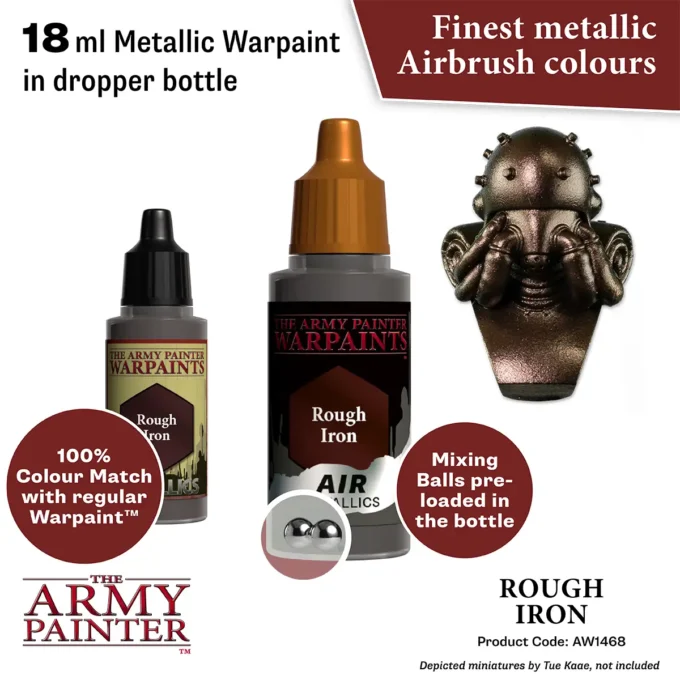 Warpaints Air Metallics: Rough Iron - Image 2