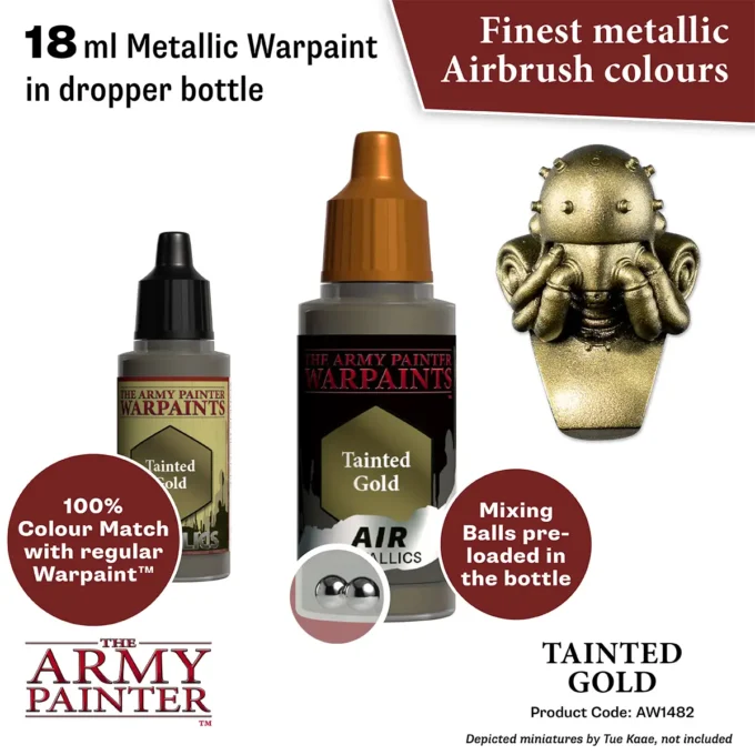 Warpaints Air Metallics: Tainted Gold - Image 2