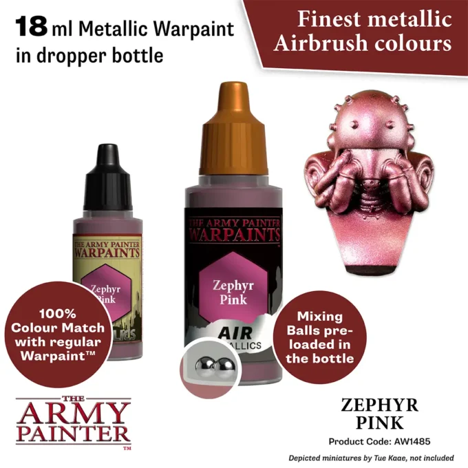 Warpaints Air Metallics: Zephyr Pink - Image 2