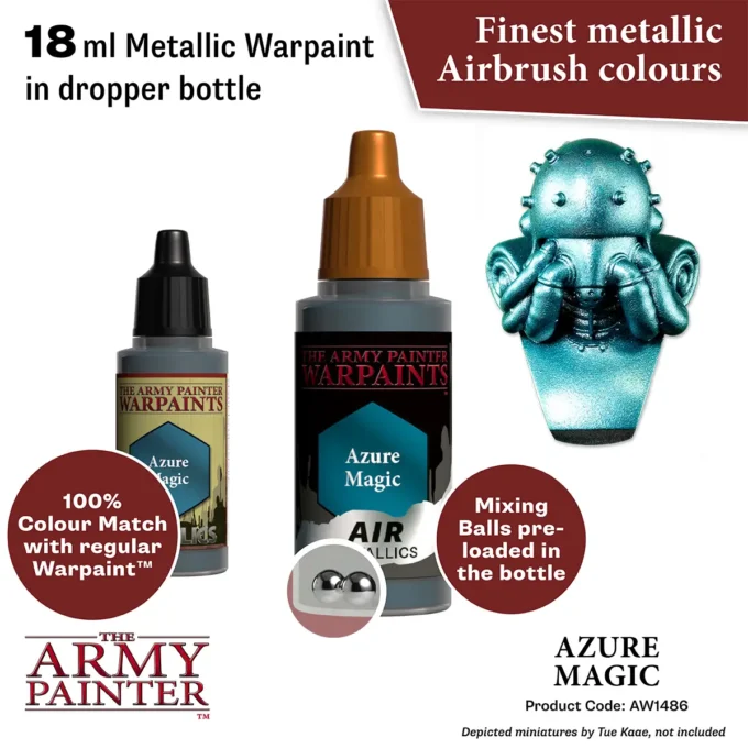 Warpaints Air Metallics: Azure Magic - Image 2