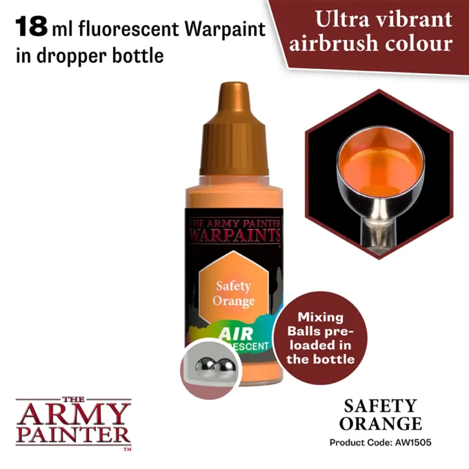 Warpaints Air Fluorescent: Safety Orange - Image 2