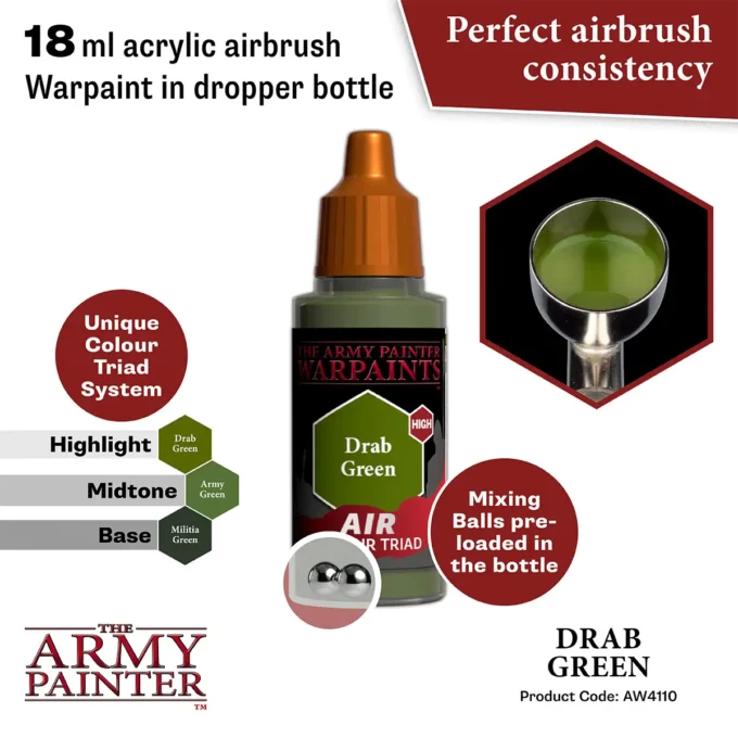 Warpaint Air: Drab Green - Image 2