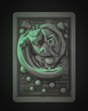 Blastoise Card - Raw