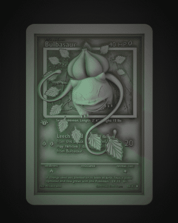 Bulbasaur Card - Raw