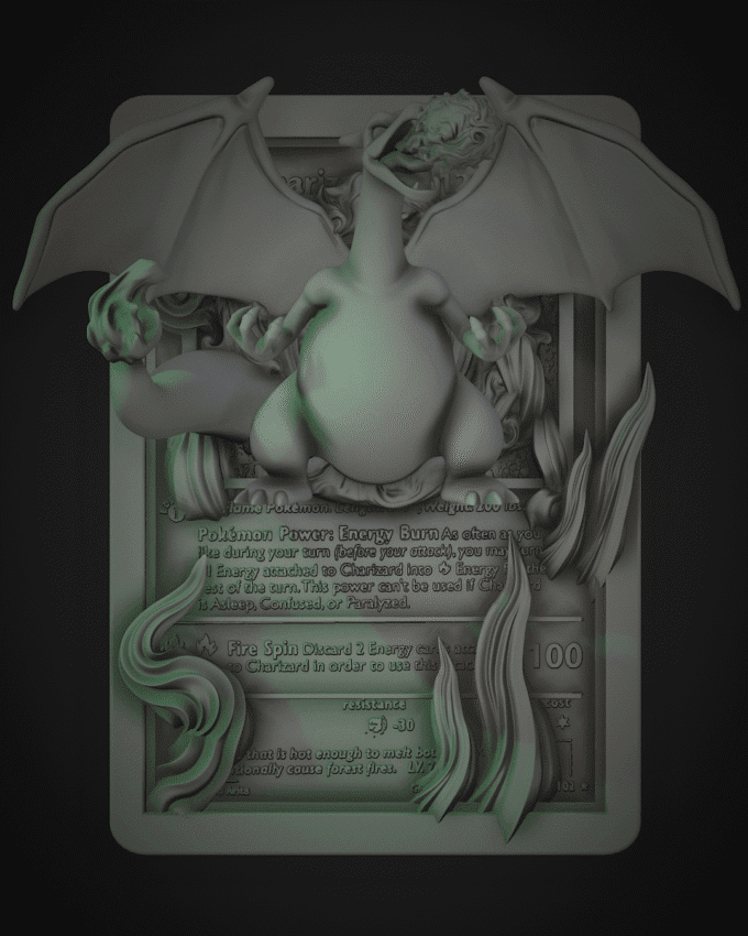 Charizard Card - Raw
