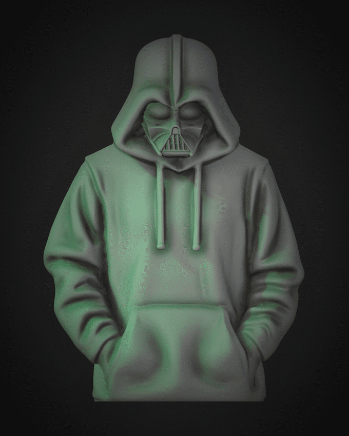 Darth Hoodie Vader - Raw
