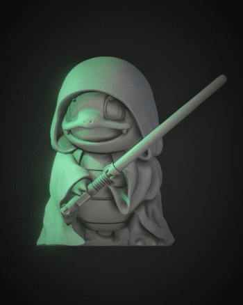 Jedi Squirtle - Raw