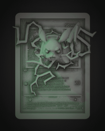 Pikachu Card - Raw
