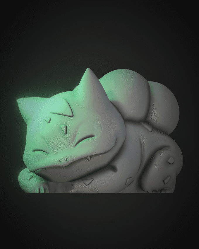 Sleeping Bulbasaur - Raw