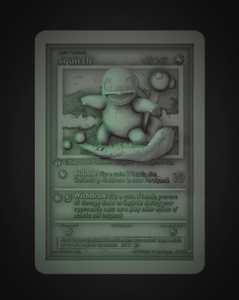 Squirtle Card - Raw
