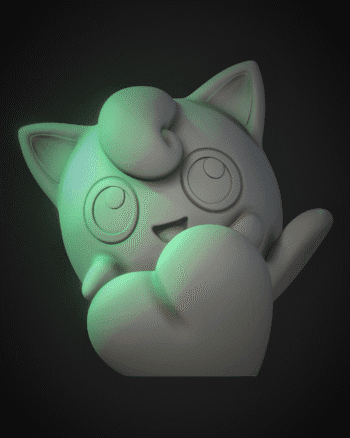 Valentines JigglyPuff - Raw