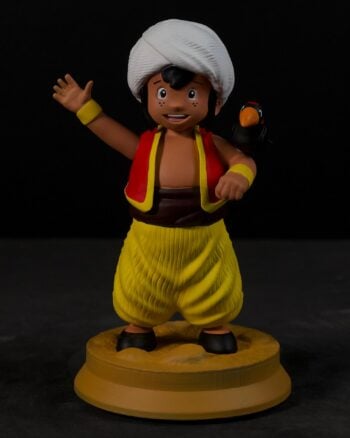Sinbad & Shera figurine 3D-printed and hand-painted by Polynur Design