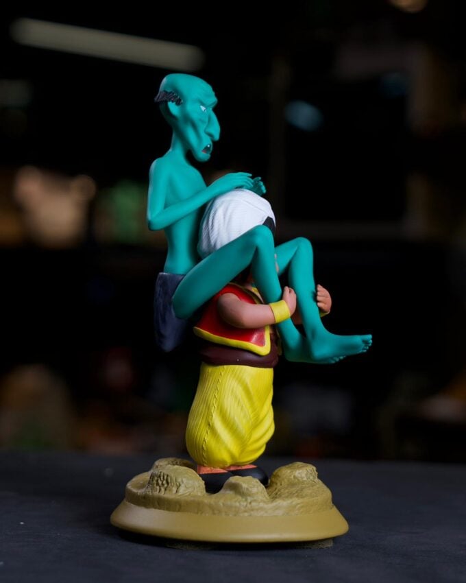 Sinbad & Old Man figurine 3D-printed and hand-painted by Polynur Design