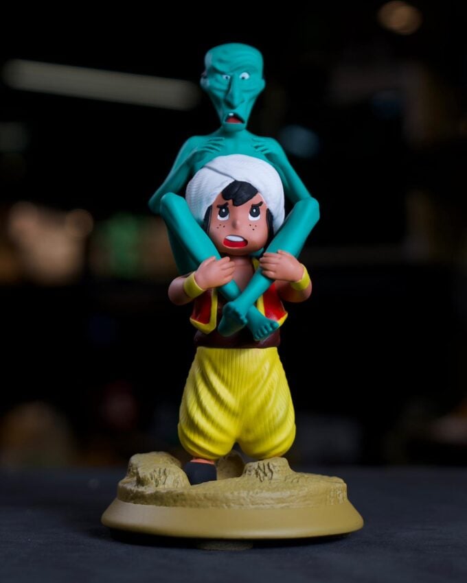 Sinbad & Old Man figurine 3D-printed and hand-painted by Polynur Design