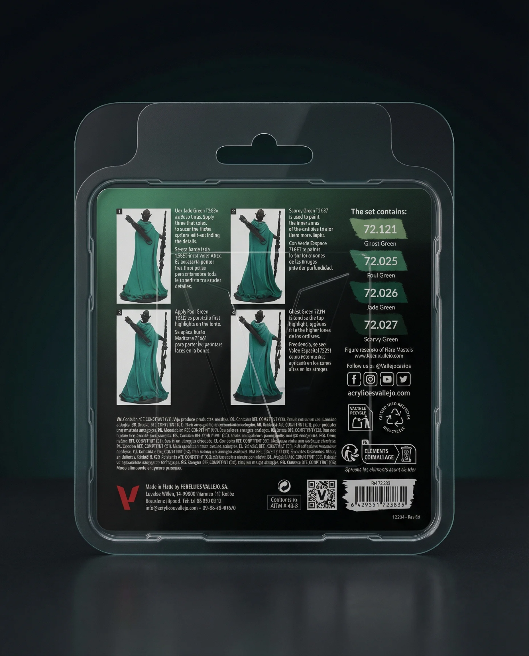 Cold Green Color Set - 72383