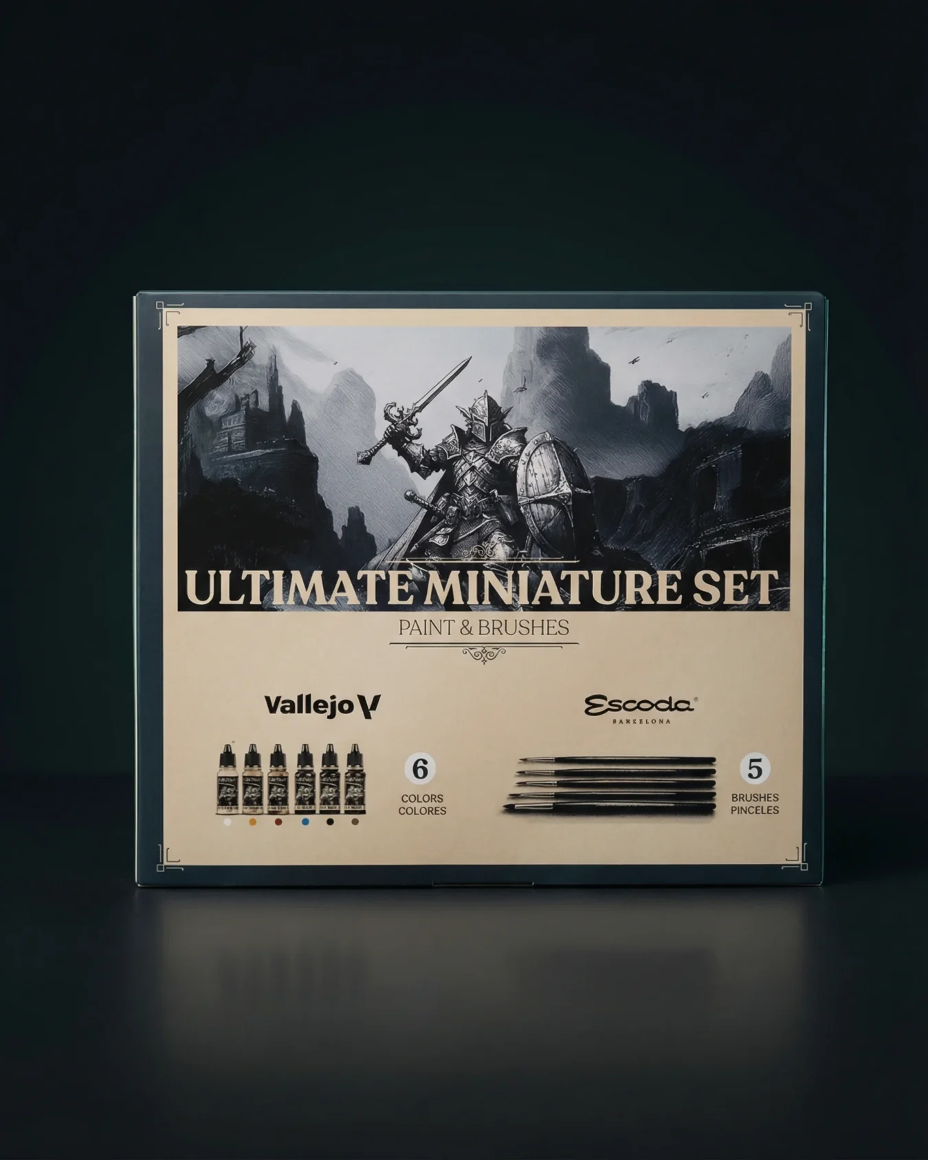 Ultimate Miniature Set: Paint & Brushes - 72206
