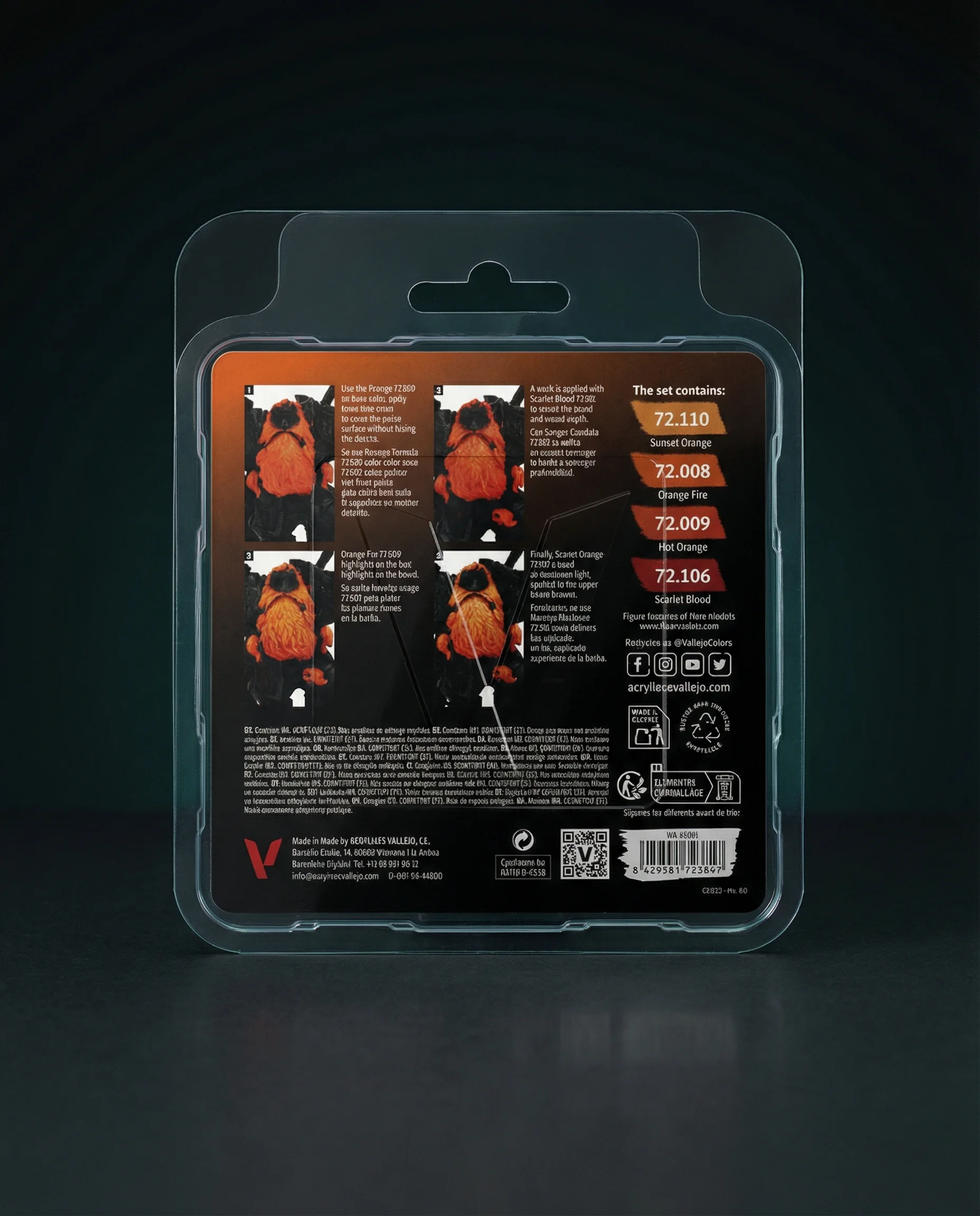 Orange Color Set - 72381