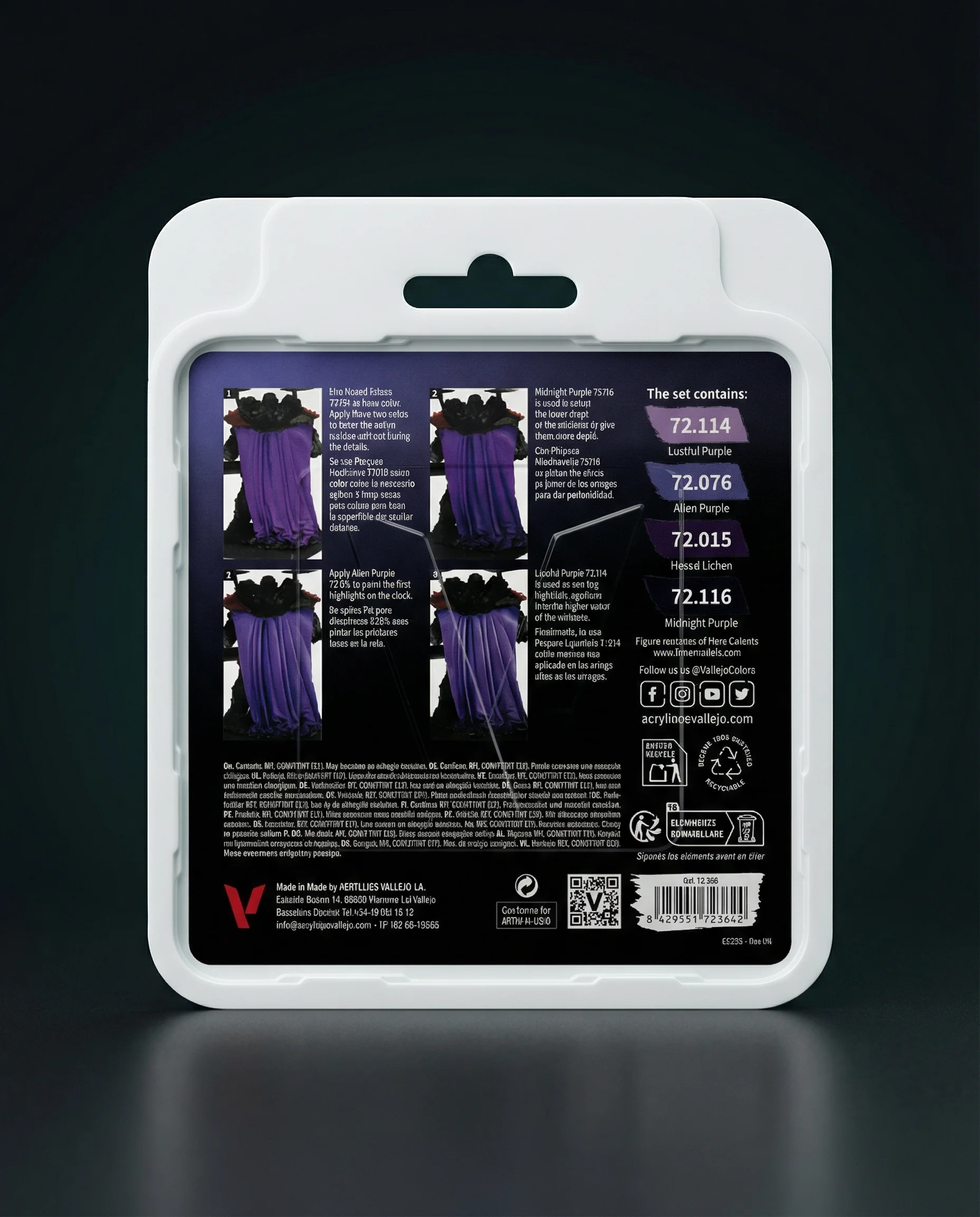 Purple Color Set - 72382