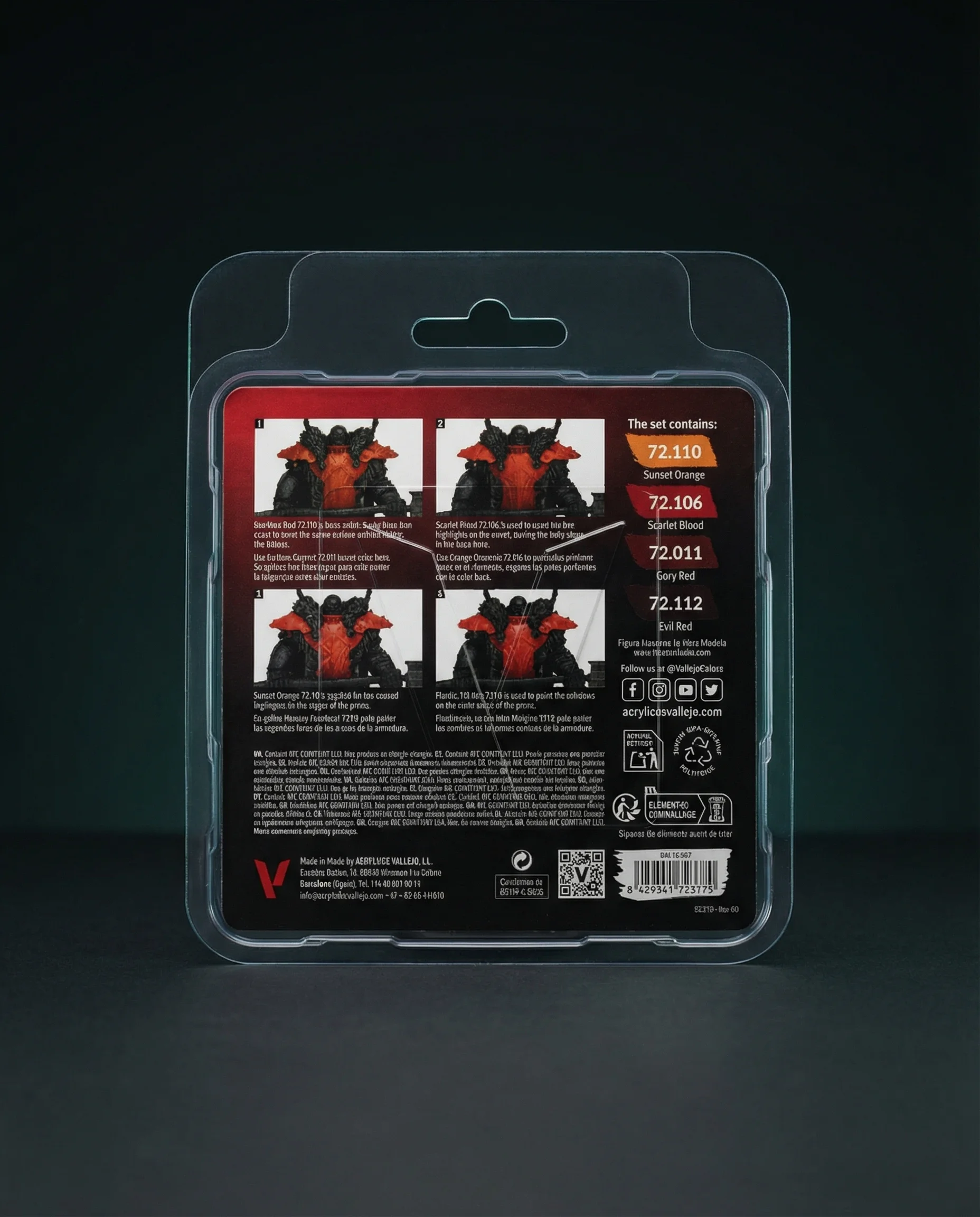 Red Color Set - 72377